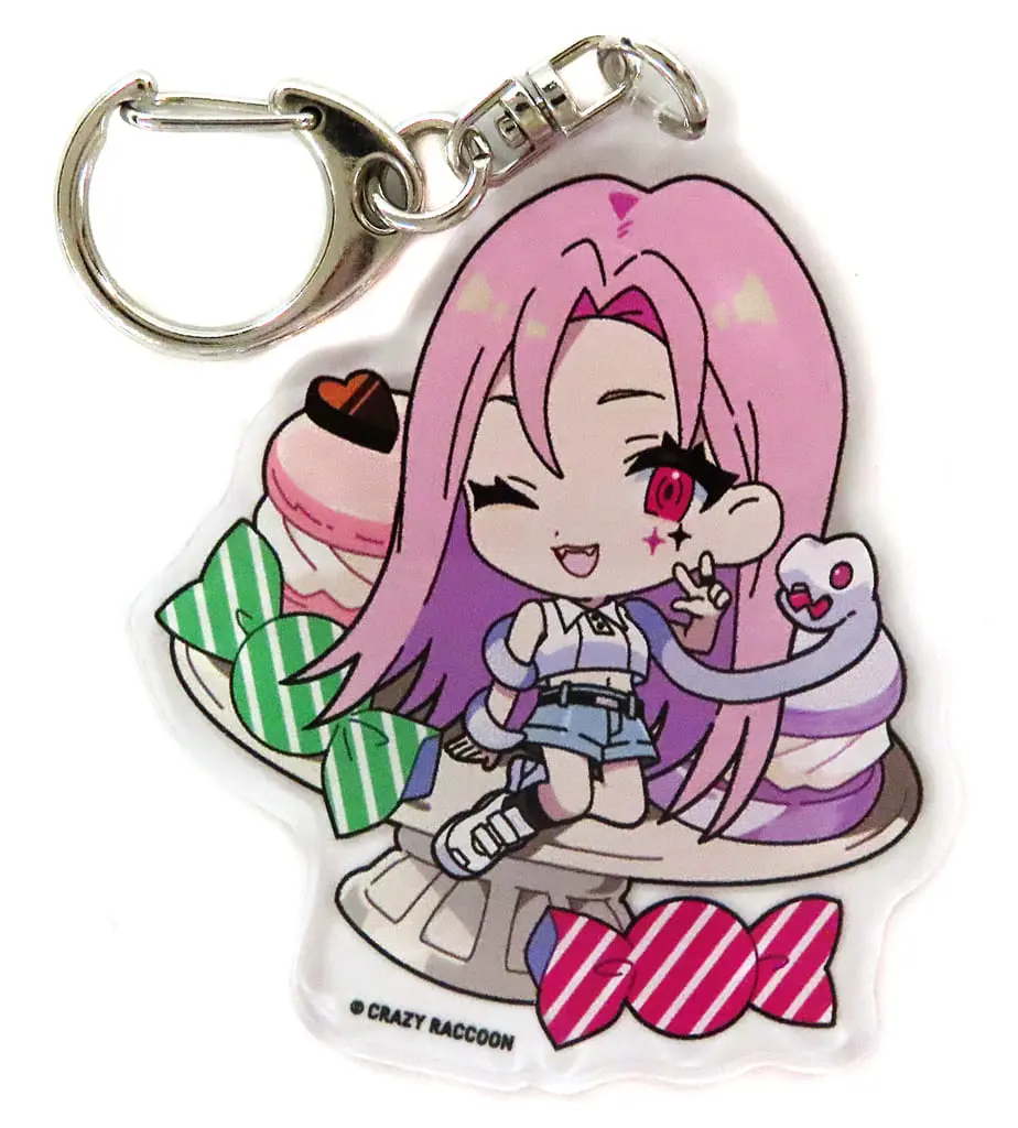 Medusa - Acrylic Key Chain - DMM Scratch! - Key Chain - Crazy Raccoon