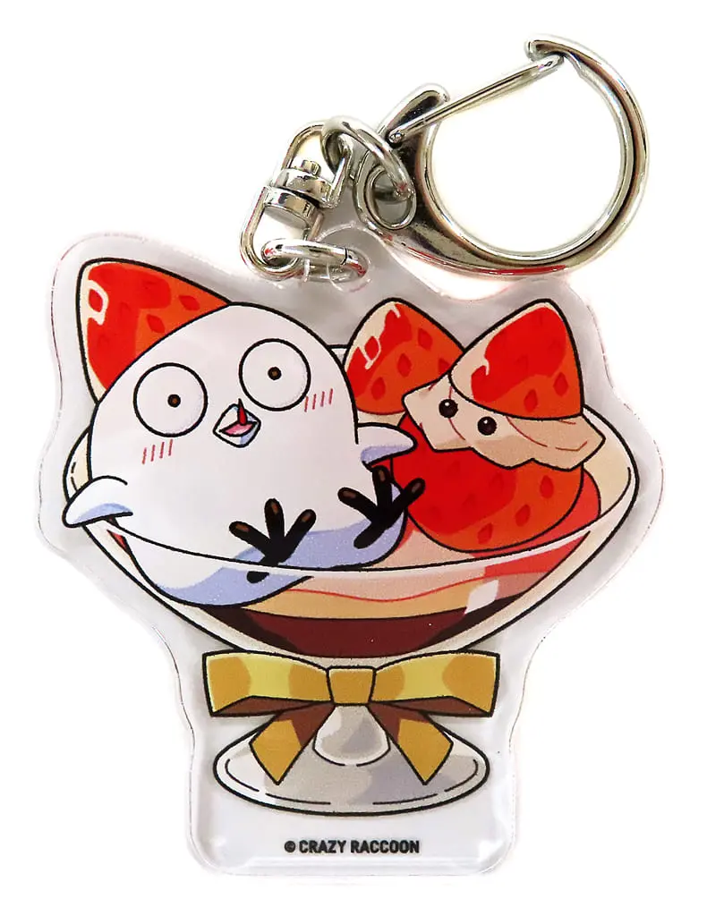 obo - Acrylic Key Chain - DMM Scratch! - Key Chain - Crazy Raccoon