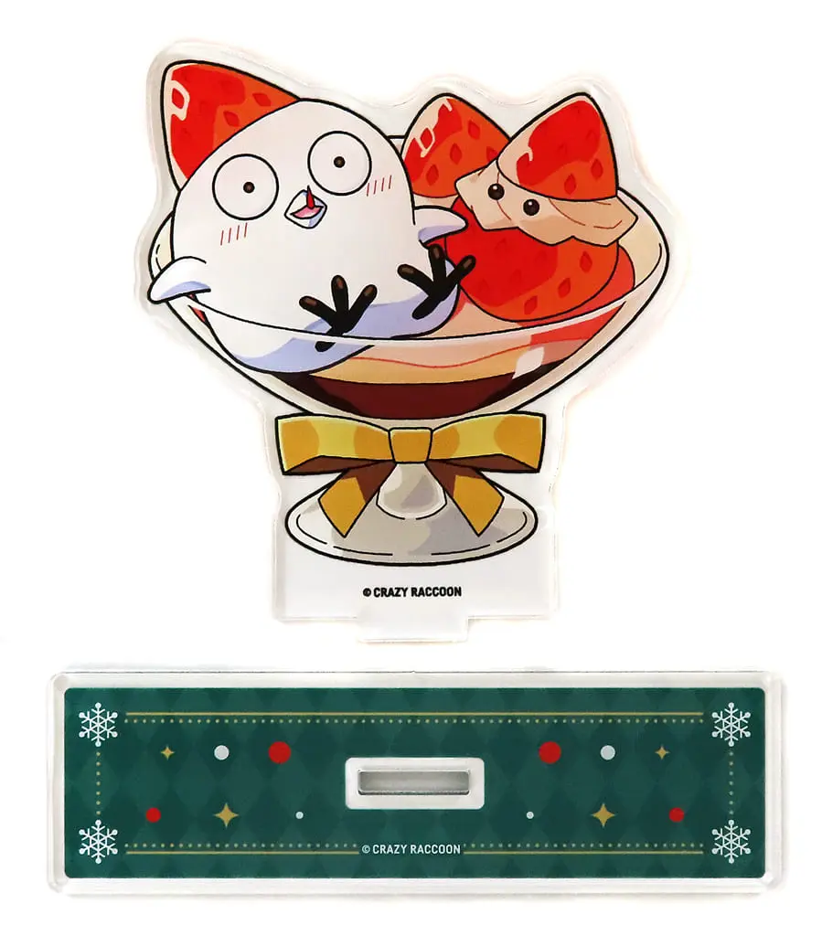 obo - DMM Scratch! - Acrylic stand - Crazy Raccoon
