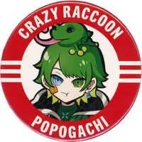 popogachi - Badge - Crazy Raccoon