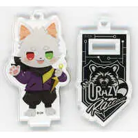 Ras - DMM Scratch! - Acrylic stand - Key Chain - Crazy Raccoon