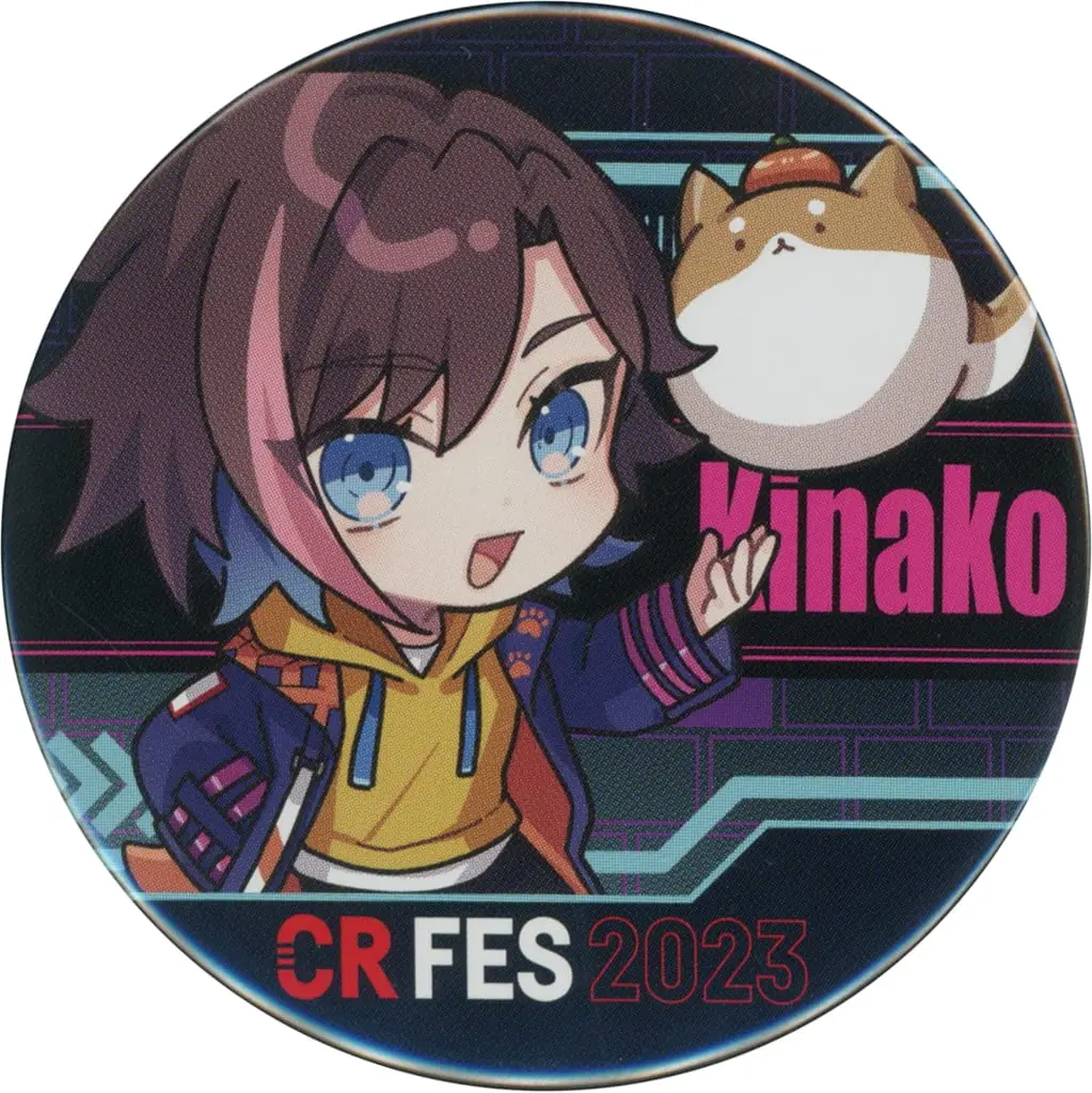 kinako - Badge - Crazy Raccoon