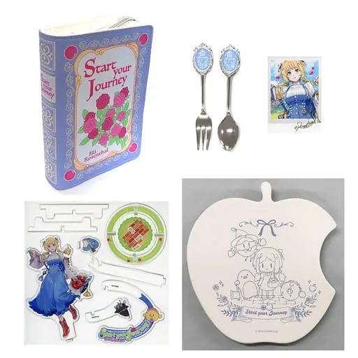 Aki Rosenthal - Birthday Merch Complete Set - Spoon - Pouch - Acrylic stand - hololive