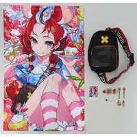 Hakos Baelz - Birthday Merch Complete Set - Pin - Bag - Tapestry - hololive