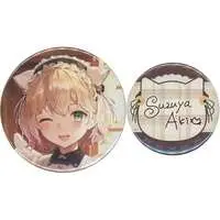 Suzuya Aki - Badge - Acrylic Art Plate - Canvas Board - Birthday Merch Complete Set - Nijisanji