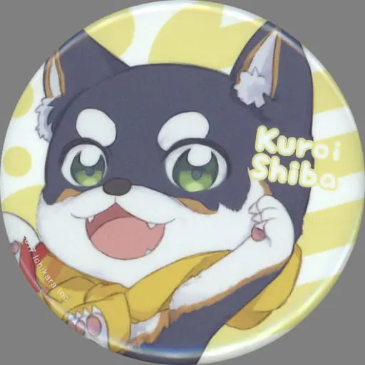 Kuroi Shiba - NIJISANJI Petit - Badge - Nijisanji