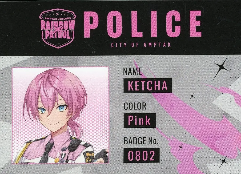 KETCHA - Character Card - AMPTAKxCOLORS