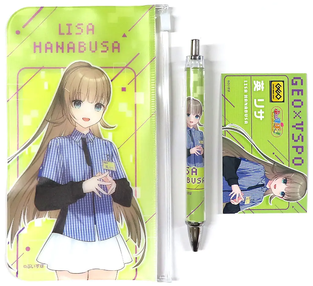 Hanabusa Lisa - Character Card - Pen case - Ballpoint Pen - VSPO!