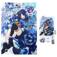 Aiba Uiha - Badge - Tapestry - Acrylic Art Plate - Birthday Merch Complete Set - Nijisanji