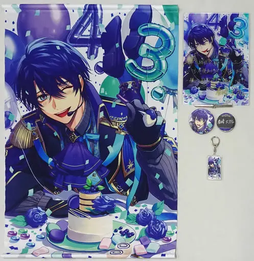 Harusaki Air - Badge - Tapestry - Acrylic Art Plate - Birthday Merch Complete Set - Nijisanji