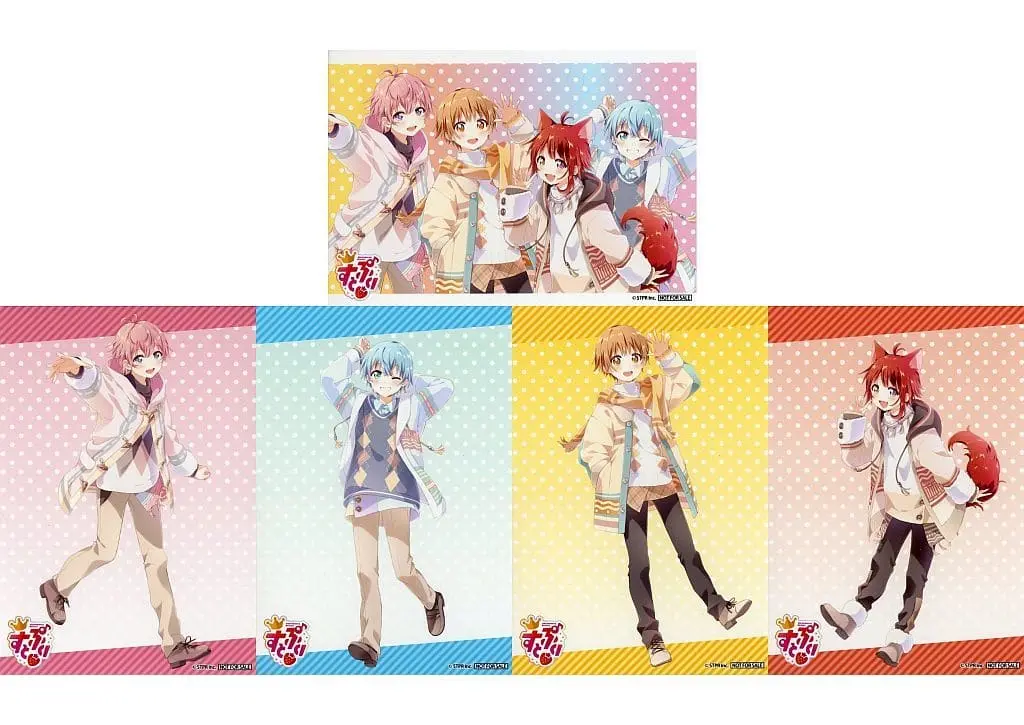 Strawberry Prince - Character Card - Colon & Root & Satomi & Rinu