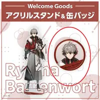 Ryoma Barrenwort - Nijisanji Welcome Goods - Badge - Denauth