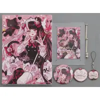 Yorumi Rena - Badge - Acrylic Art Plate - Canvas Board - Birthday Merch Complete Set - Nijisanji