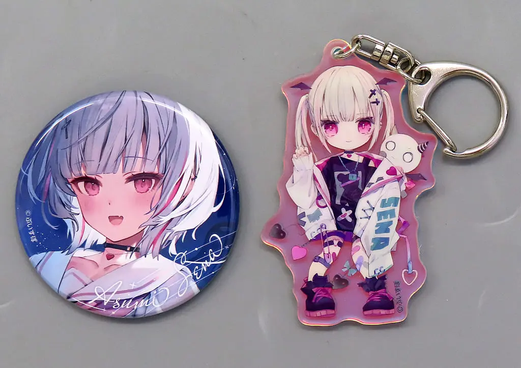 Asumi Sena - Acrylic Key Chain - Badge - Key Chain - VSPO!