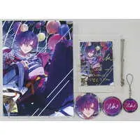 Uki Violeta - Badge - Acrylic Art Plate - Canvas Board - Birthday Merch Complete Set - Nijisanji