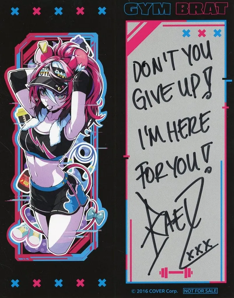 Hakos Baelz - Hand-signed - Character Card - hololive