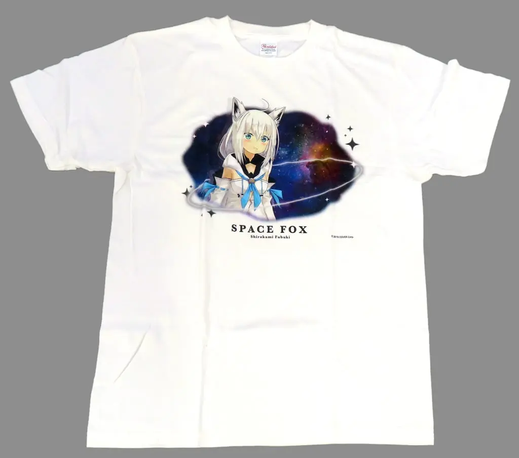 Shirakami Fubuki - Clothes - T-shirts - hololive Size-L