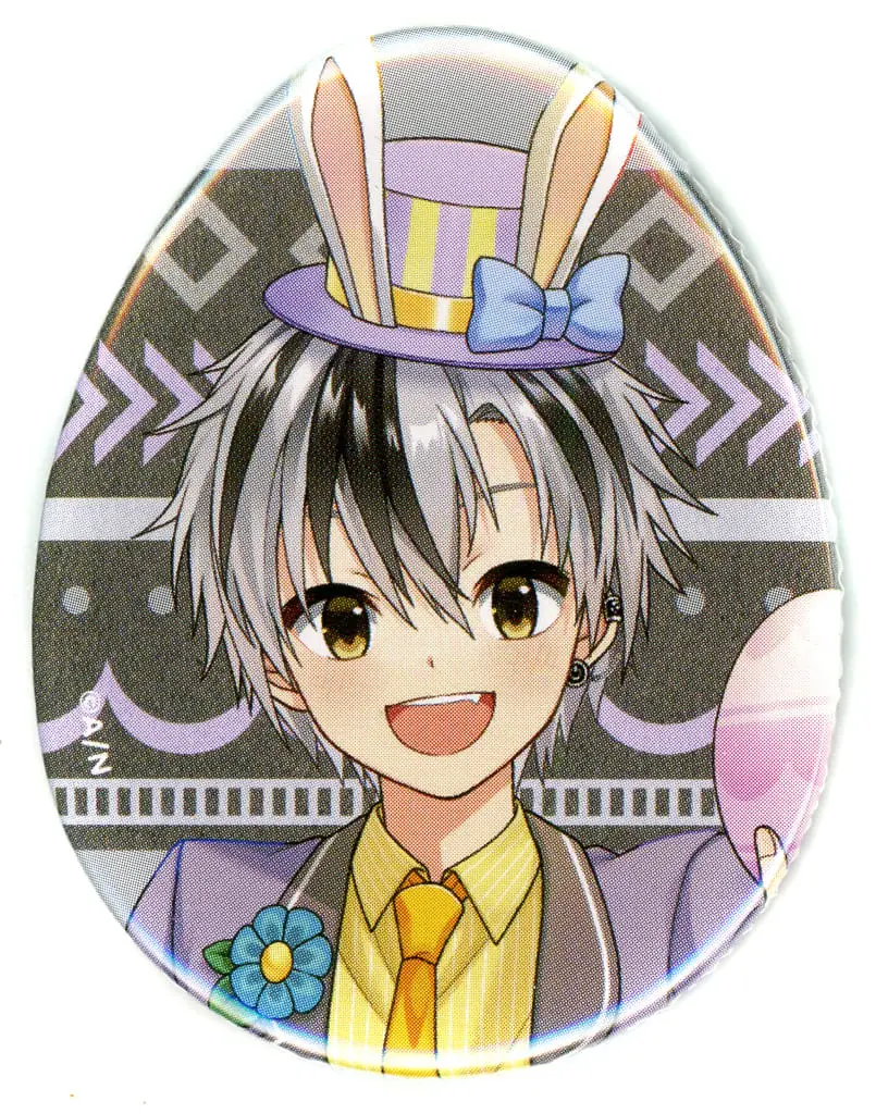 Suzuki Masaru - Nijisanji Easter 2024 - Badge - Nijisanji