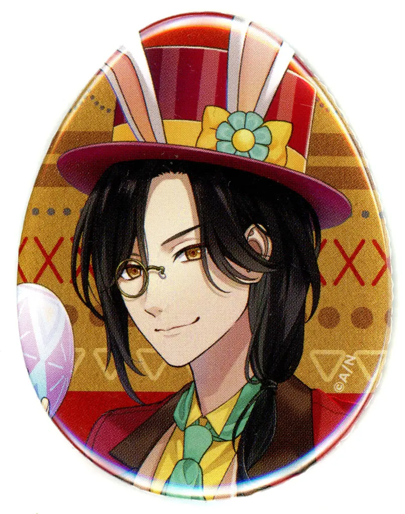 Shellin Burgundy - Nijisanji Easter 2024 - Badge - Nijisanji