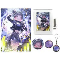 Hayase Sou - Badge - Acrylic Art Plate - Canvas Board - Birthday Merch Complete Set - Nijisanji