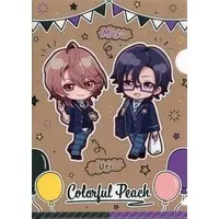 Mofu & Uri - Stationery - Plastic Folder - Colorful Peach