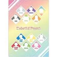 Colorful Peach - Plastic Folder - Stationery