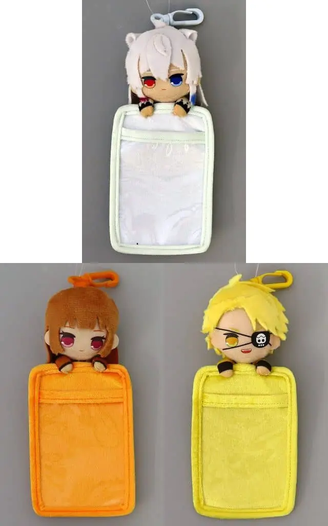 Colorful Peach - Plush - Commuter pass case - Eto & Tattsun & DNQ