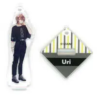 Uri - Acrylic stand - Key Chain - Colorful Peach