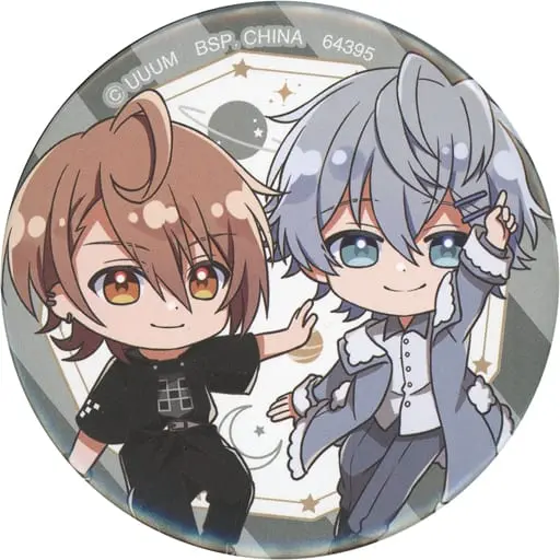 Hiro & Uri - Ichiban Kuji - Badge - Colorful Peach