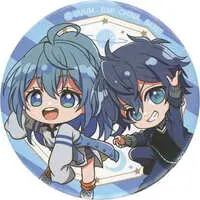 Runa & Naokiri - Ichiban Kuji - Badge - Colorful Peach