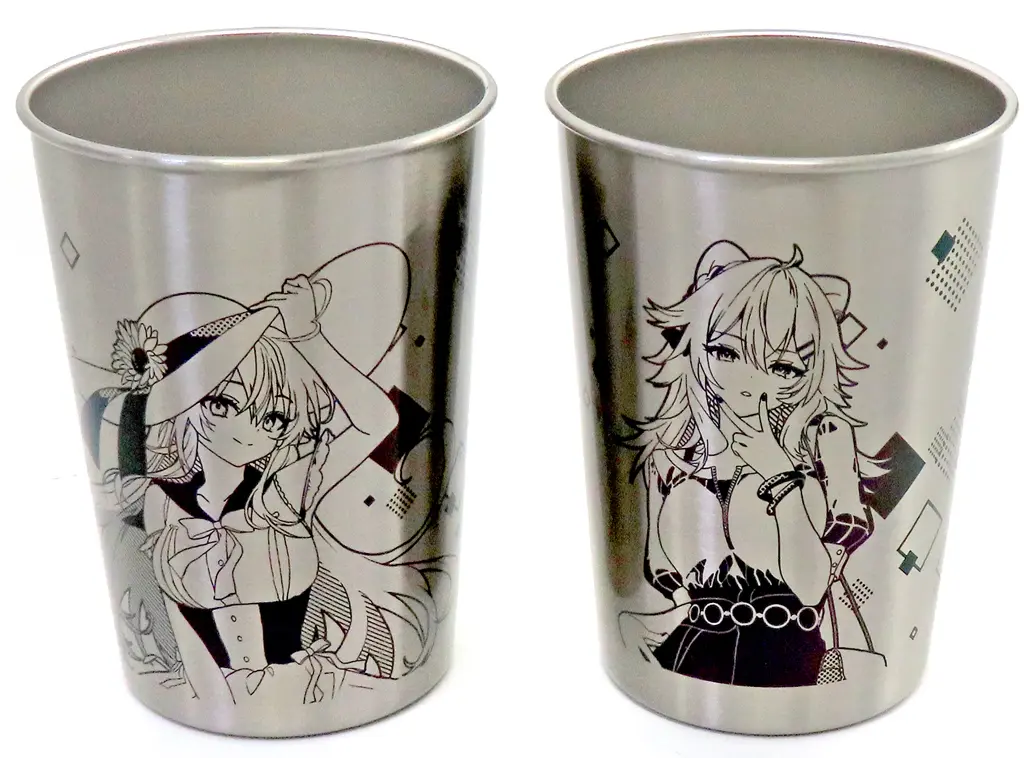 Shishiro Botan & Yukihana Lamy - Tumbler, Glass - Tableware - hololive