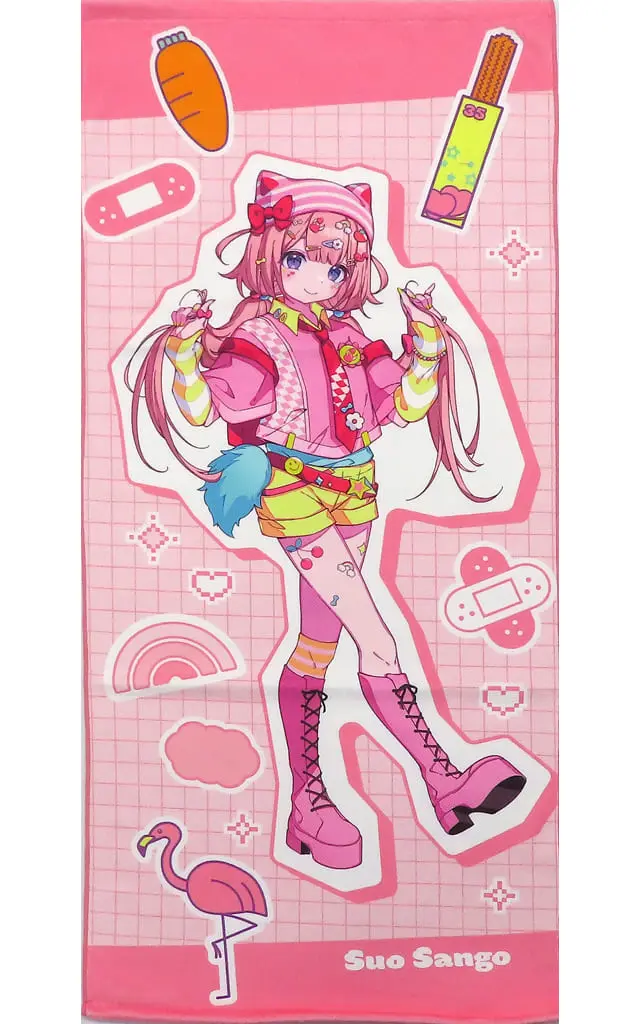 Suo Sango - Nijisanji Decora Mode - Towels - Nijisanji