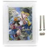 Sonny Brisko - Badge - Acrylic Art Plate - Canvas Board - Birthday Merch Complete Set - Nijisanji