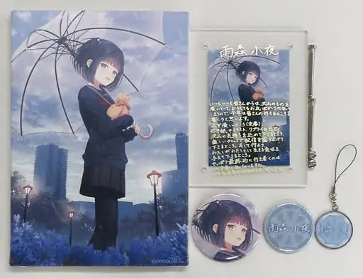 Amemori Sayo - Badge - Acrylic Art Plate - Canvas Board - Birthday Merch Complete Set - Nijisanji