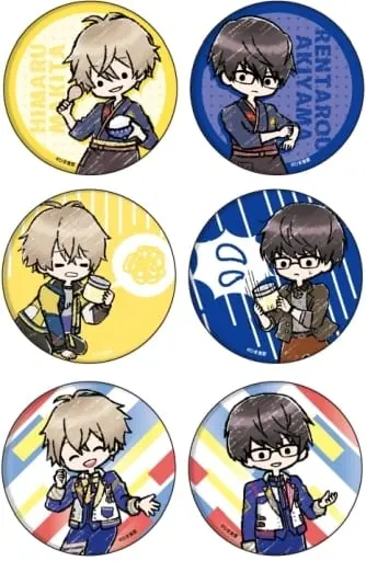 Akiyama Rentarou & Makita Himaru - GraffArt - Badge - HIMASHOKUDO