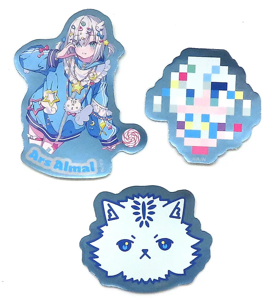 Ars Almal - Nijisanji Decora Mode - Stickers - Nijisanji