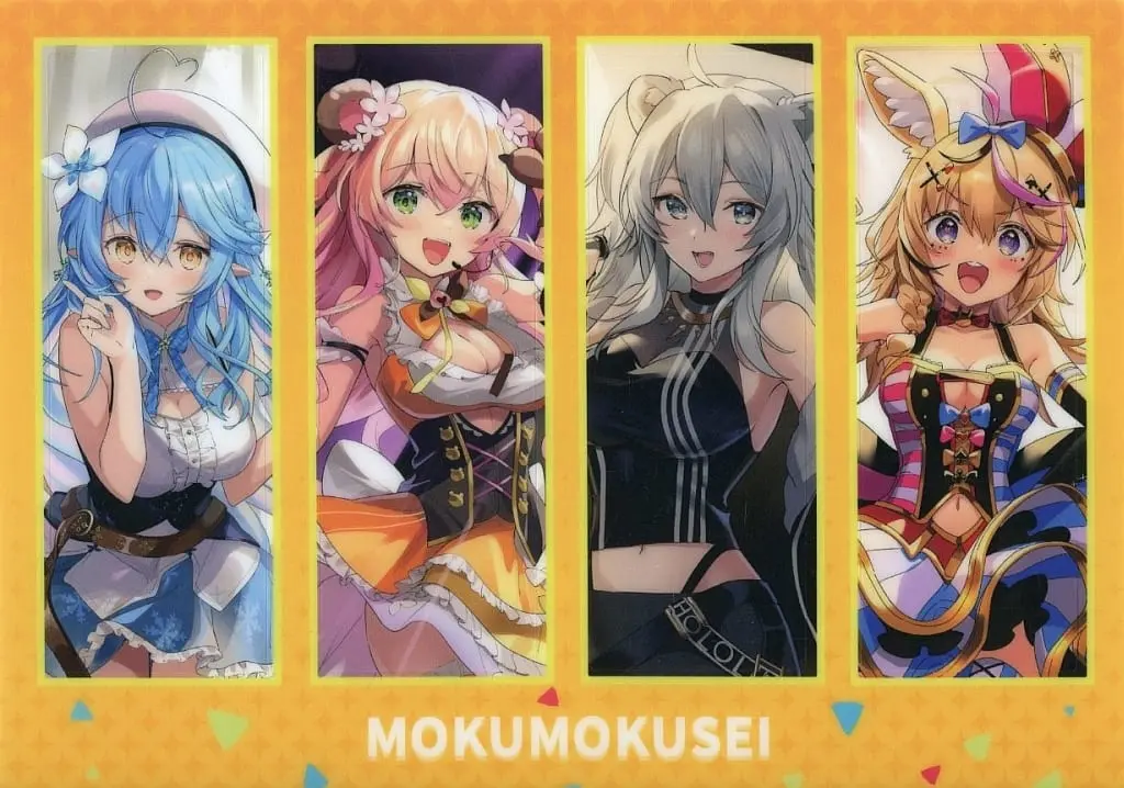 hololive - Bookmark - Yukihana Lamy & Shishiro Botan & Omaru Polka & Momosuzu Nene