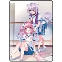 Nekomata Okayu & Himemori Luna - Plastic Sheet - Stationery - HoneyWorks