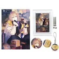 Fura Kanato - Badge - Acrylic Art Plate - Canvas Board - Birthday Merch Complete Set - Nijisanji