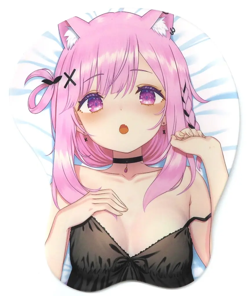 Mikeneko - 3D Mouse Pad - Mouse Pad - VTuber