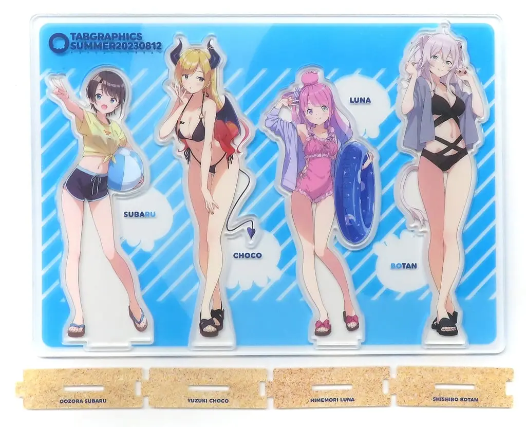 hololive - Acrylic stand - Shishiro Botan & Shinomiya Runa & Yuzuki Choco & Oozora Subaru