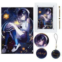 Sorahoshi Kirame - Badge - Acrylic Art Plate - Canvas Board - Birthday Merch Complete Set - Nijisanji