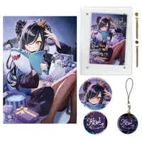 Kitakoji Hisui - Badge - Acrylic Art Plate - Canvas Board - Birthday Merch Complete Set - Nijisanji