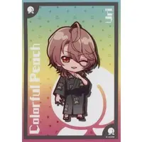 Uri - Character Card - Colorful Peach