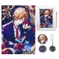 Kanda Shoichi - Badge - Acrylic Art Plate - Canvas Board - Birthday Merch Complete Set - Nijisanji