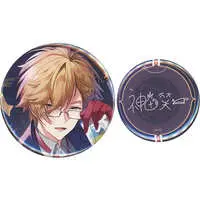 Kanda Shoichi - Badge - Acrylic Art Plate - Canvas Board - Birthday Merch Complete Set - Nijisanji