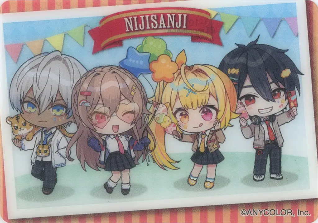 Nijisanji - Trading Card - Yumeoi Kakeru & Hoshikawa Sara & Ibrahim & Furen E Lustario