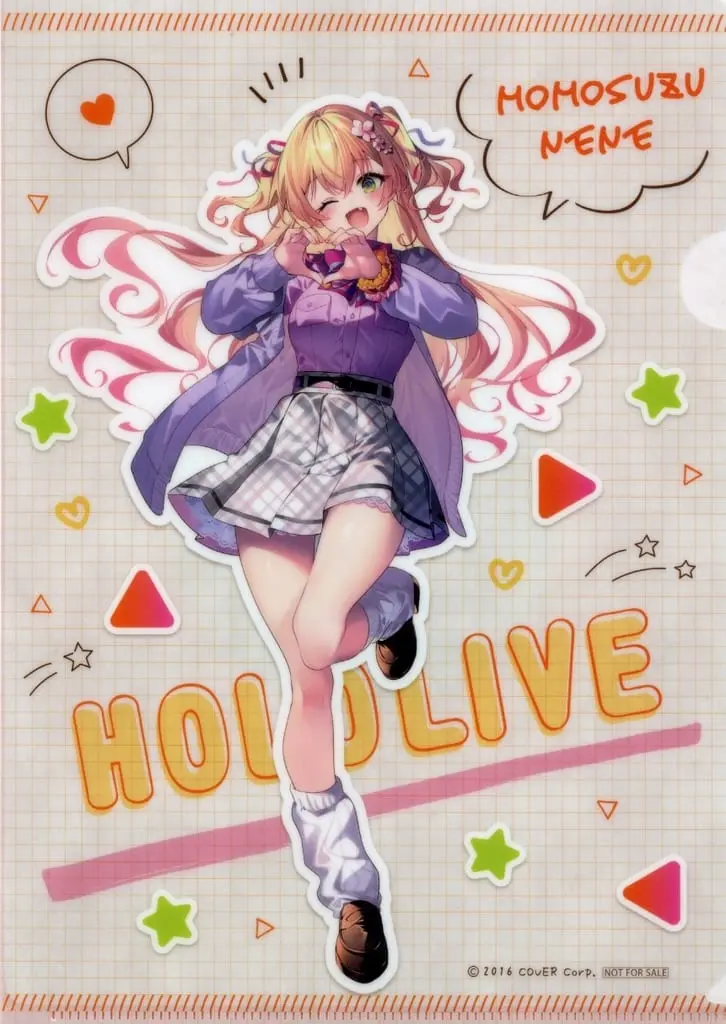 Momosuzu Nene - Stationery - Plastic Folder - hololive