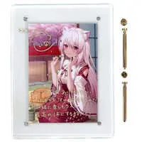 Shiina Yuika - Badge - Acrylic Art Plate - Canvas Board - Birthday Merch Complete Set - Nijisanji