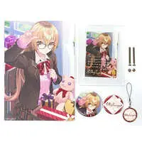 Ienaga Mugi - Badge - Acrylic Art Plate - Canvas Board - Birthday Merch Complete Set - Nijisanji